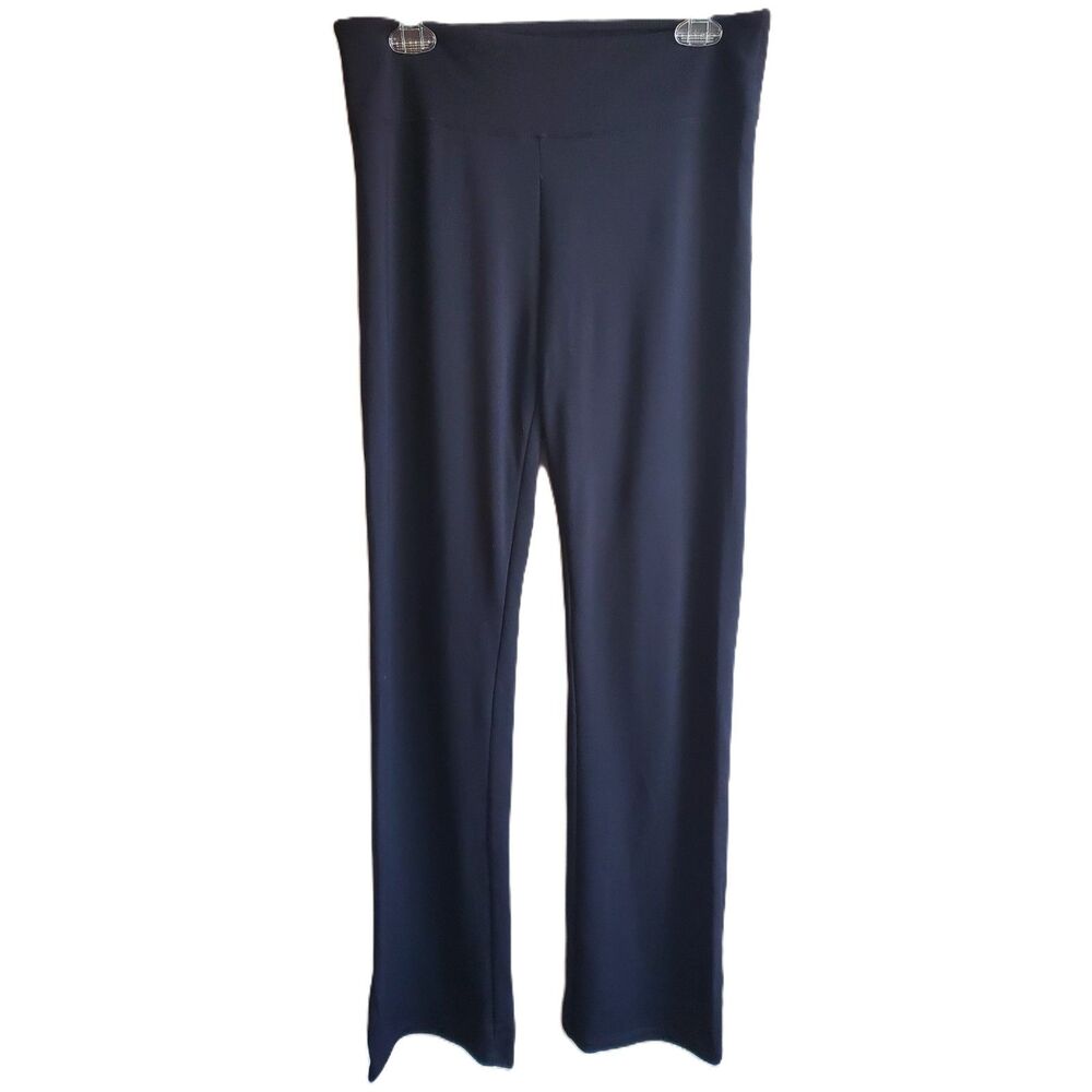 The Limited Black Leggings Slinky Ponte Pull On Bootcut Classic Black L